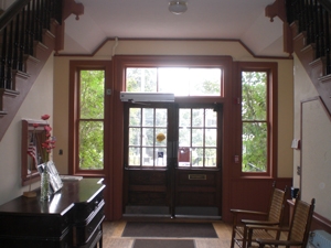 Front doors of town hall